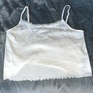 American Eagle Pointelle Tank Top
